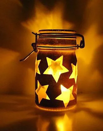 Table lamp made from recycled materials 2025
